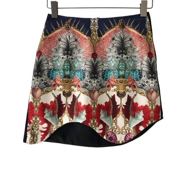 Sara Phillips Dresses & Skirts - SARA PHILLIPS Australian designer silk print wave skirt size 6